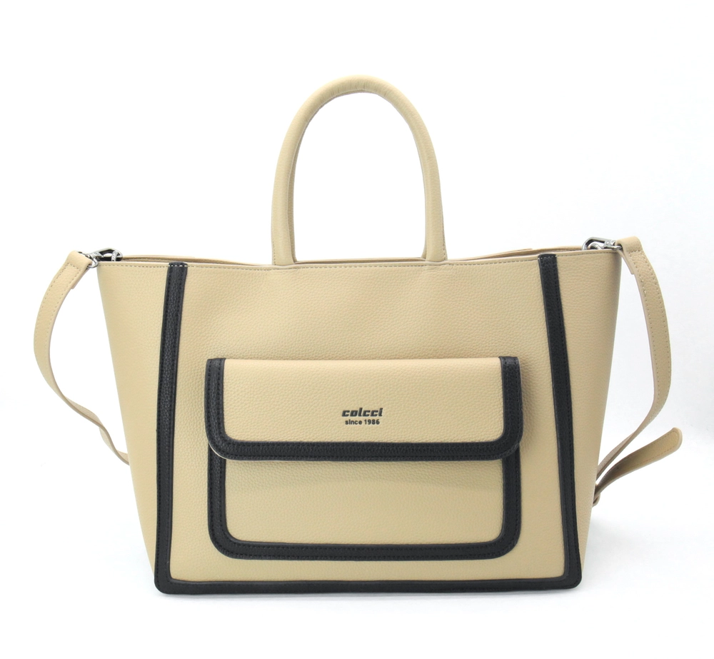 Bolsa Colcci Feminina Tote P&b Bege Soybean