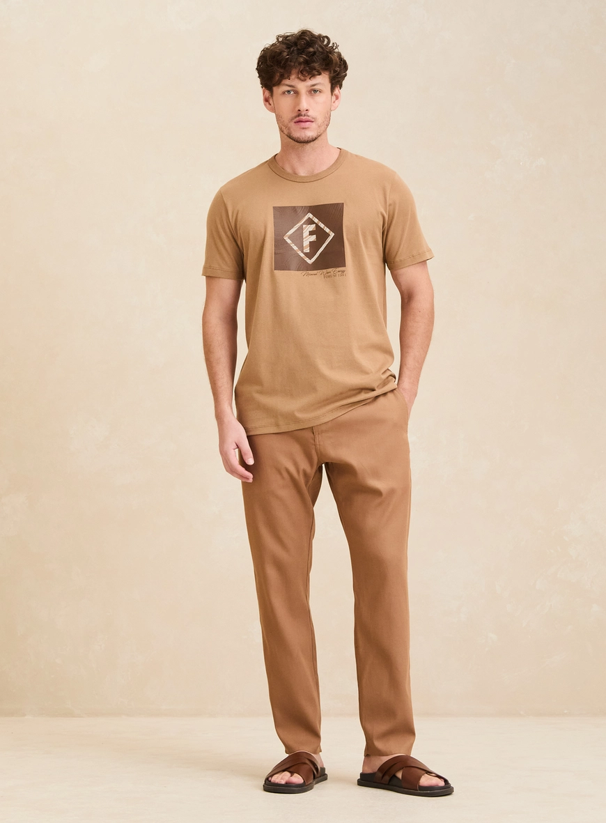 Calça Alfaiataria Masculina - Johann Marrom 1