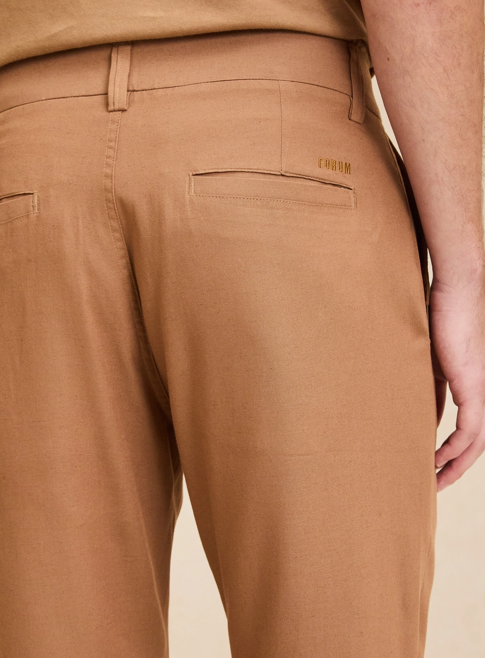 Calça Alfaiataria Masculina - Johann Marrom 4
