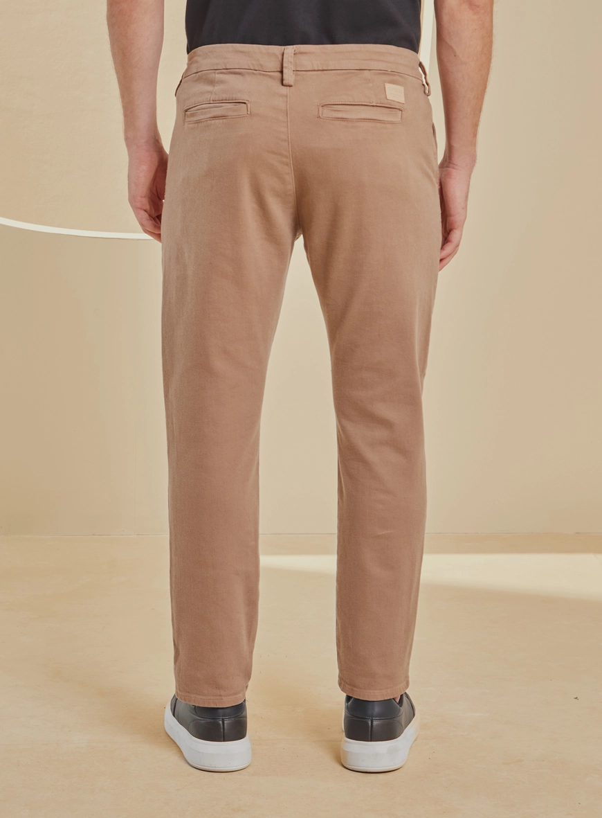 Calça Sarja Masculina - Johann Marrom 2