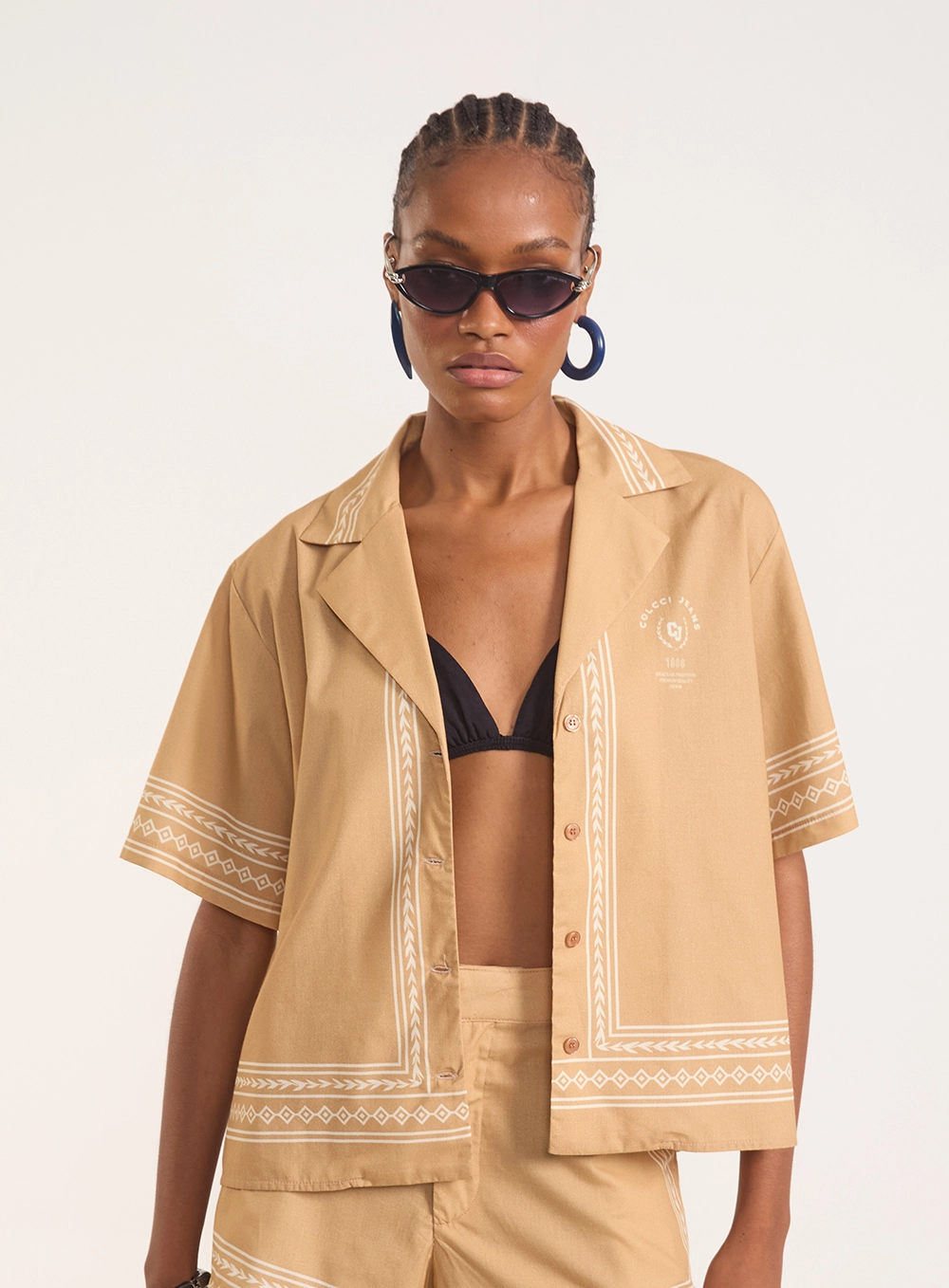 Camisa Resort Heritage Tradition Bege