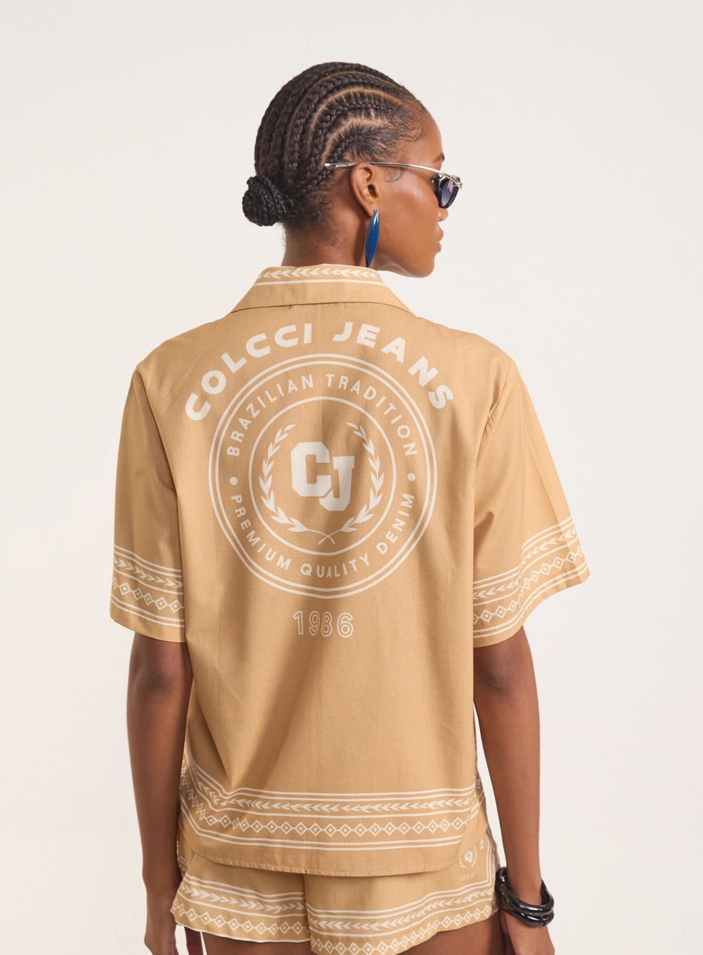 Camisa Resort Heritage Tradition Bege