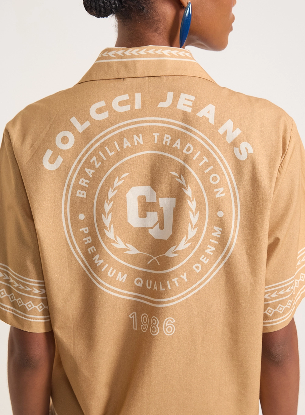 Camisa Resort Heritage Tradition Bege
