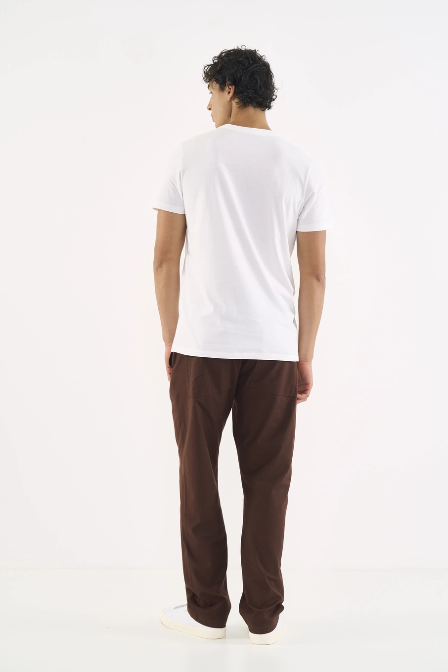 Camiseta Slim Masculina Com Logo Off Shell