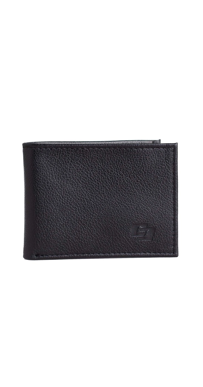 Carteira Slim Couro Colcci Preto