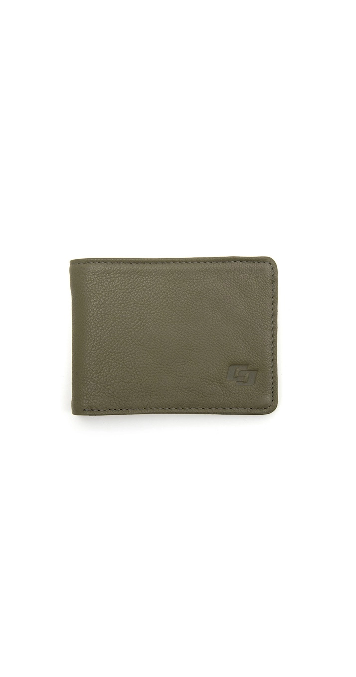 Carteira Colcci Masc Couro Duplo C Verde