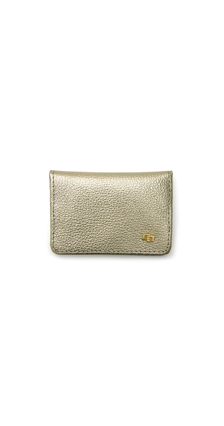 Porta Cartão Feminino Colcci Couro Floater Ouro