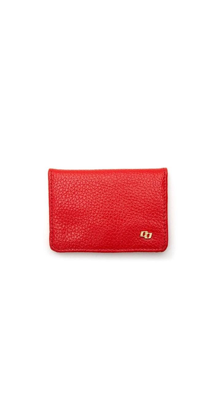 Porta Cartão Feminino Colcci Couro Floater Vermelho