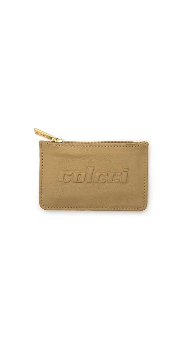 Porta Cartão Com Zíper Fem Colcci Couro Float
