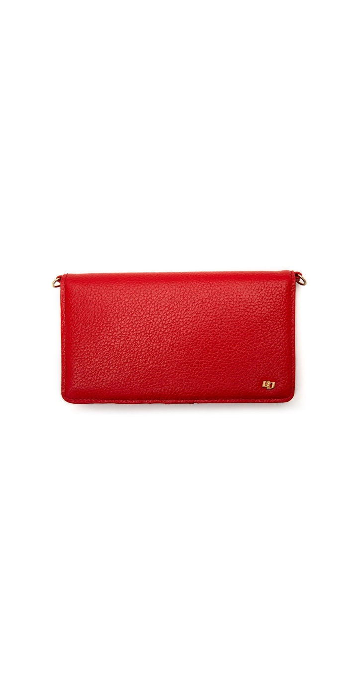 Bolsa Carteira Fem Colcci Couro Floater Vermelho