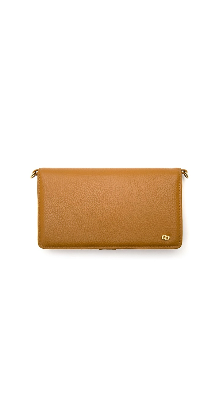 Bolsa Carteira Fem Colcci Couro Floater Caramelo