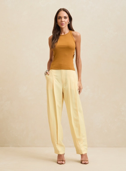 Calça Alfaiataria Feminina Slouchy