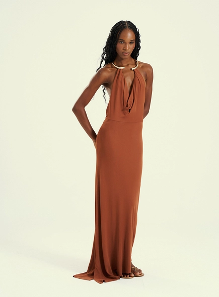 Vestido Longo Costas Nuas