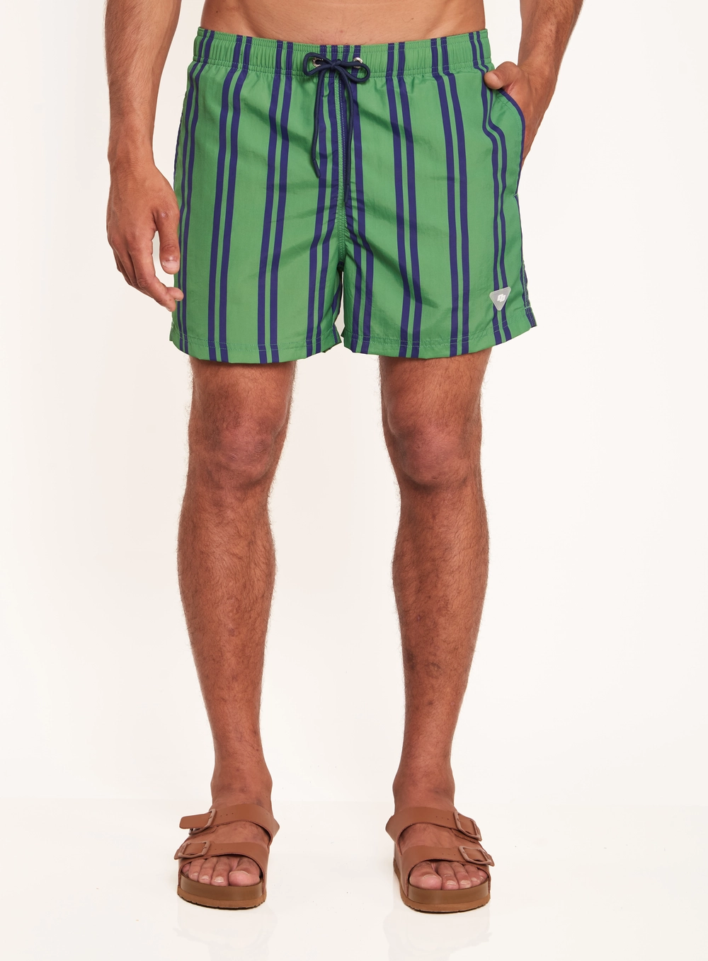 Beachshort Com Estampa E Amarração Estampados