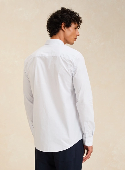 Camisa Masculina Slim Listrada