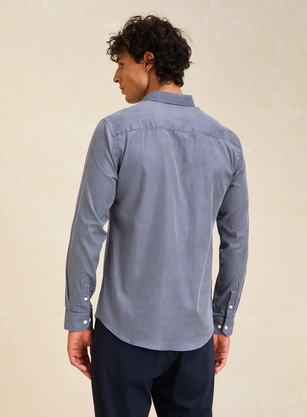 Camisa Masculina Slim Listrada Estampados 2