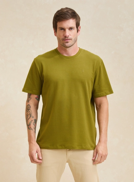 Camiseta Masculina New Box Texturizada
