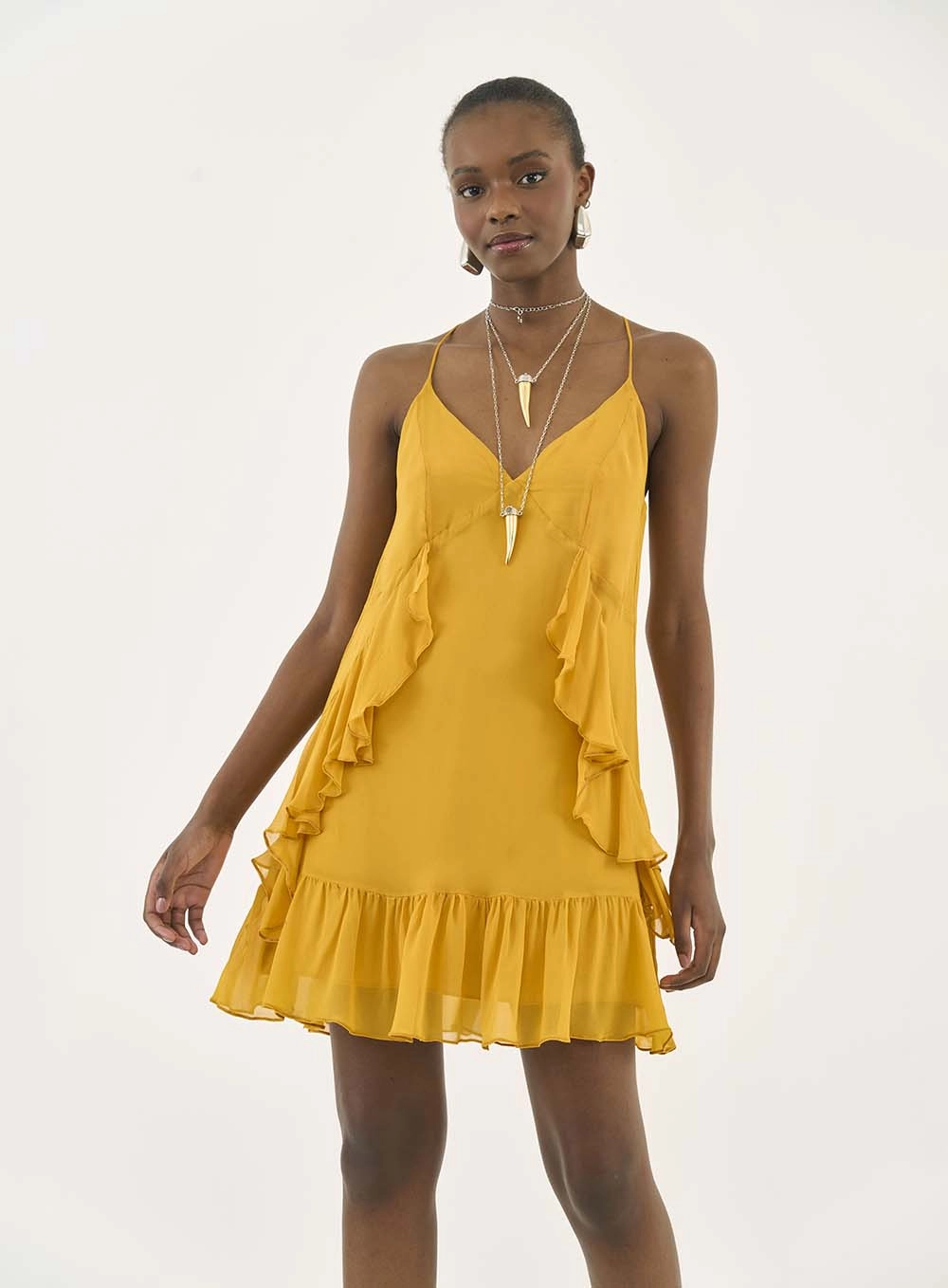 Vestido Colcci Amarelo
