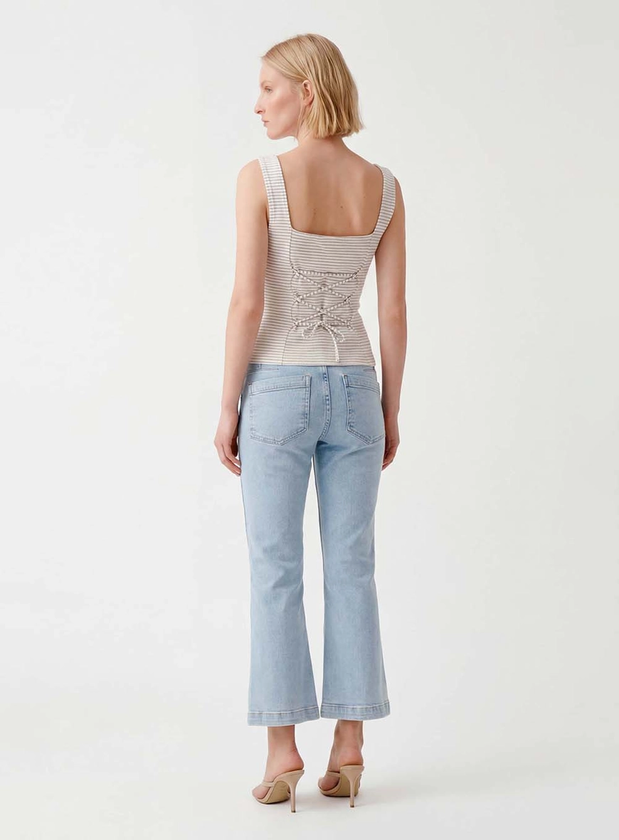 Blusa Slim Alfaiataria Listrada Estampados 3