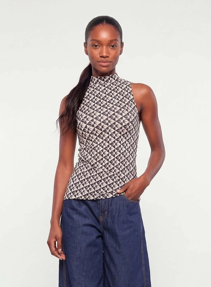 Regata Feminina Slim Estampada