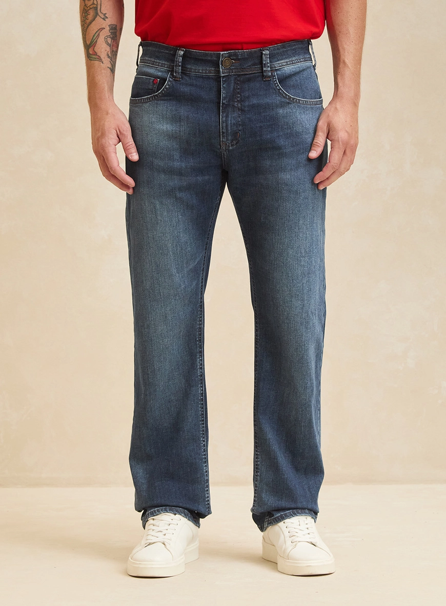 Calça Jeans Masculina - Paul Regular Índigo