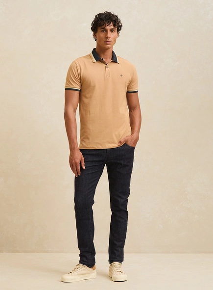 Polo Masculina Muscle Com Bordado