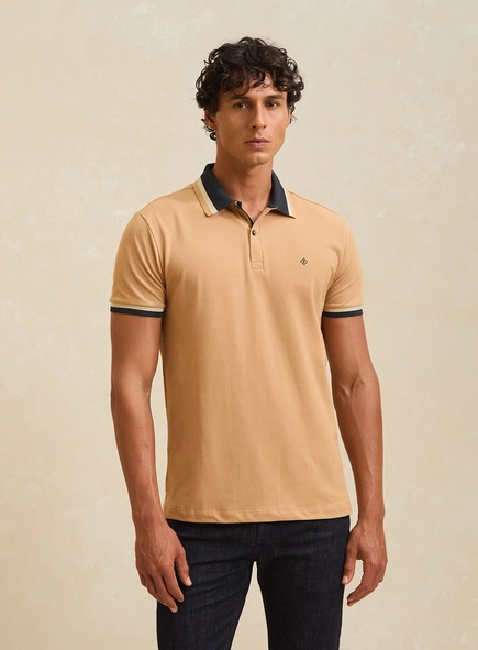 Polo Masculina Muscle Com Bordado