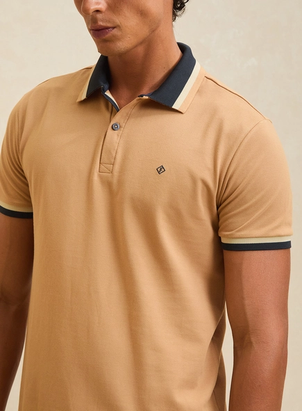 Polo Masculina Muscle Com Bordado