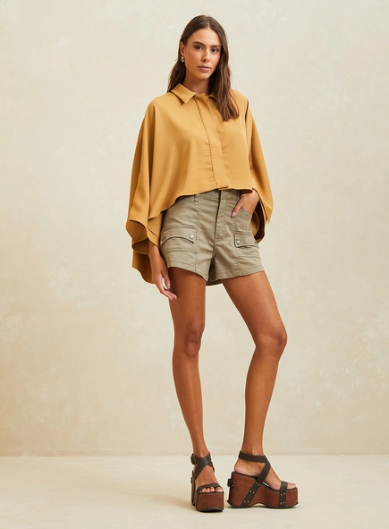 Camisa Alfaiataria Feminina Ampla