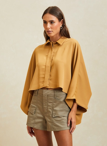 Camisa Alfaiataria Feminina Ampla