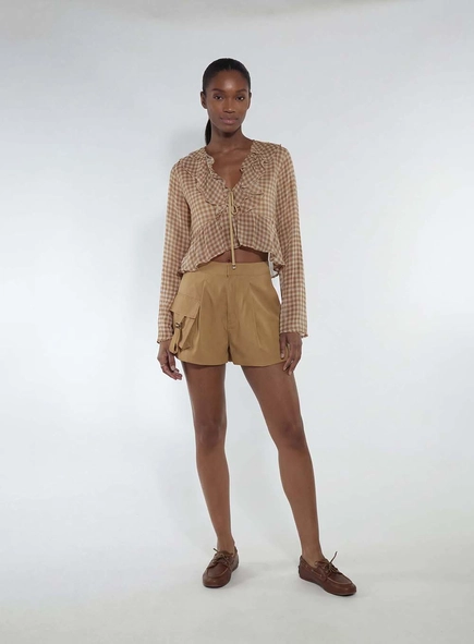 Short Alfaiataria Balonê