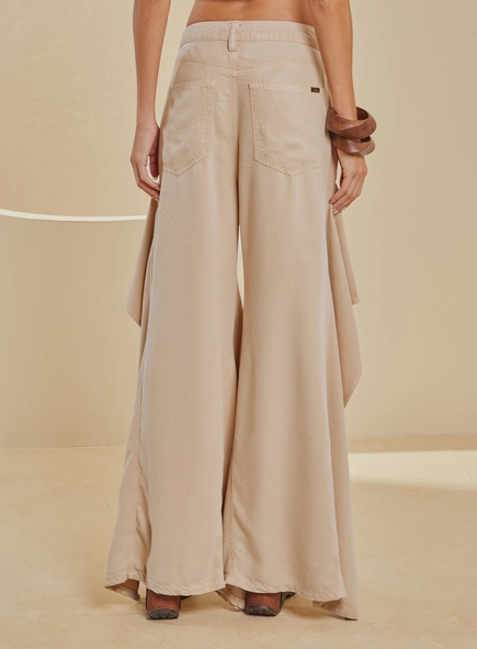 Calça Sarja Feminina Godê Mullet