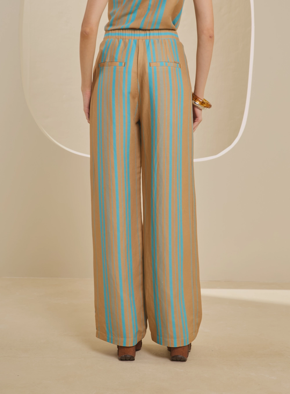 Calça Alfaiataria Feminina Reta Estampada Estampados 2