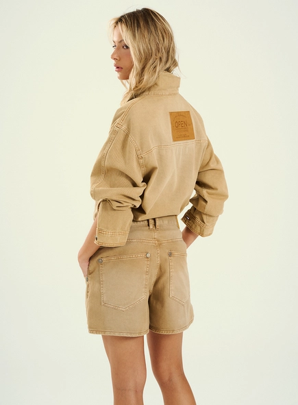 Short Sarja Feminino Basic Comfort