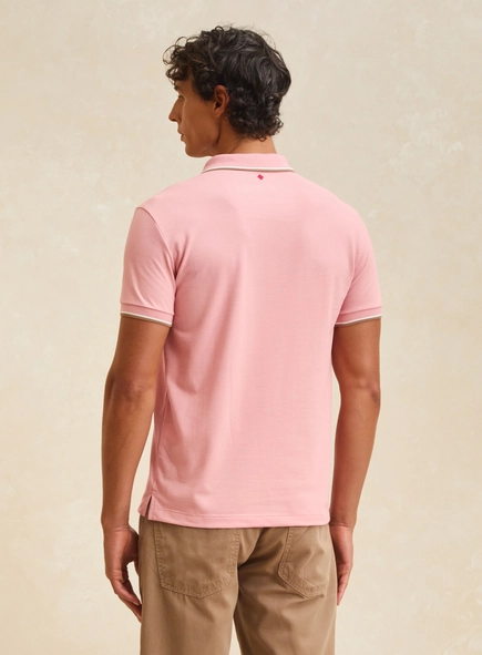 Polo Masculina Muscle Com Friso