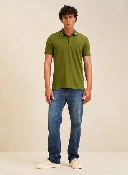 Polo Masculina Muscle Piquet
