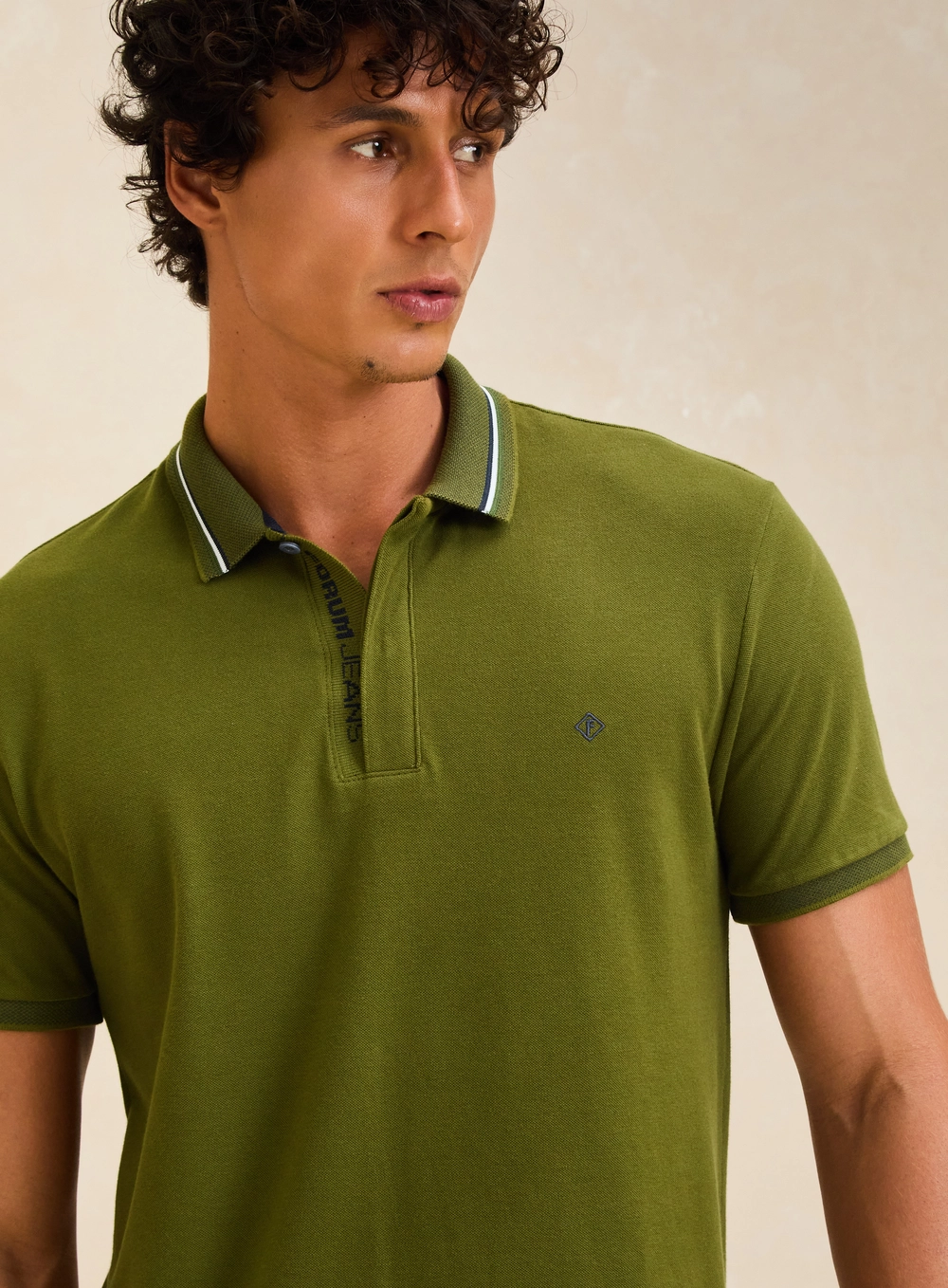 Polo Masculina Muscle Piquet Verde 4