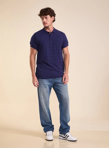 Polo Masculina Tricot Muscle