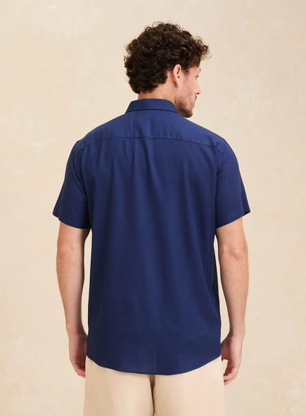 Camisa Masculina Relax Manga Curta