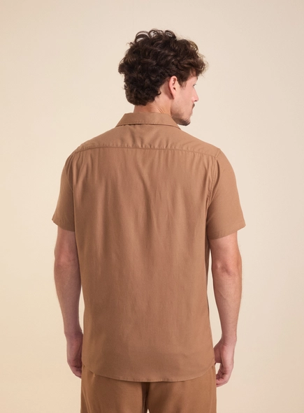 Camisa Masculina Vintage Manga Curta