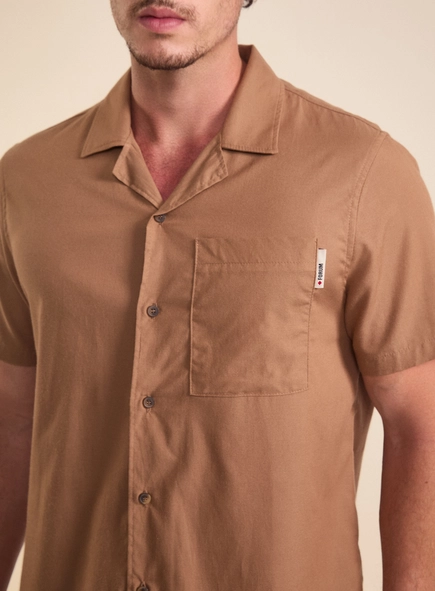Camisa Masculina Vintage Manga Curta