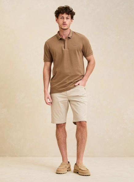 Polo Masculina Muscle Com Detalhe