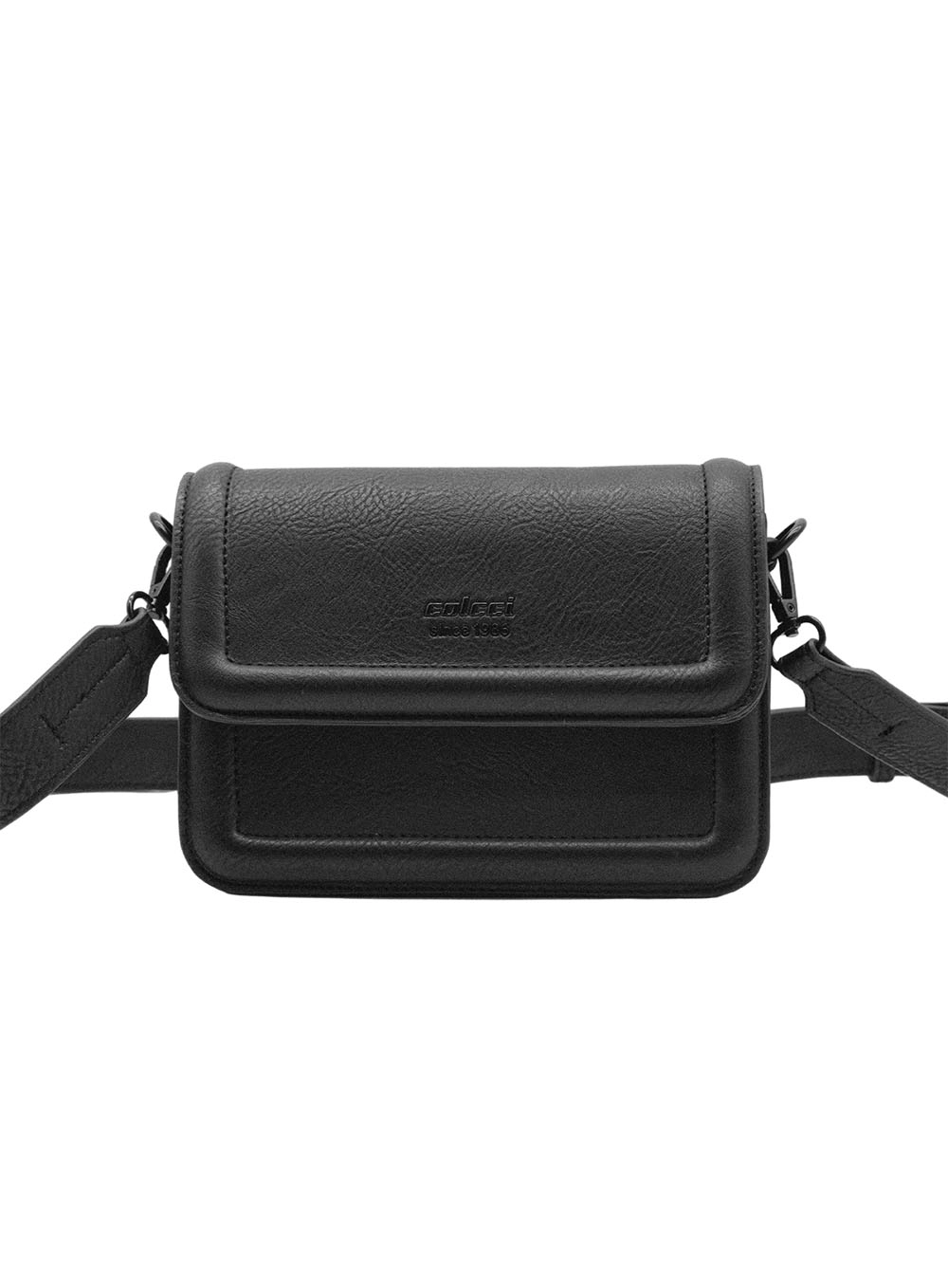 Bolsa Colcci Fem Crossbody Textura Preto