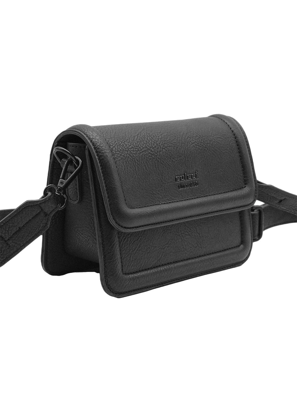 Bolsa Colcci Fem Crossbody Textura Preto
