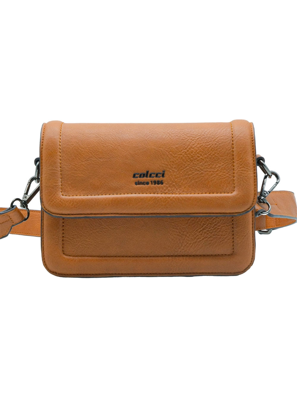 Bolsa Colcci Fem Crossbody Textura Caramelo