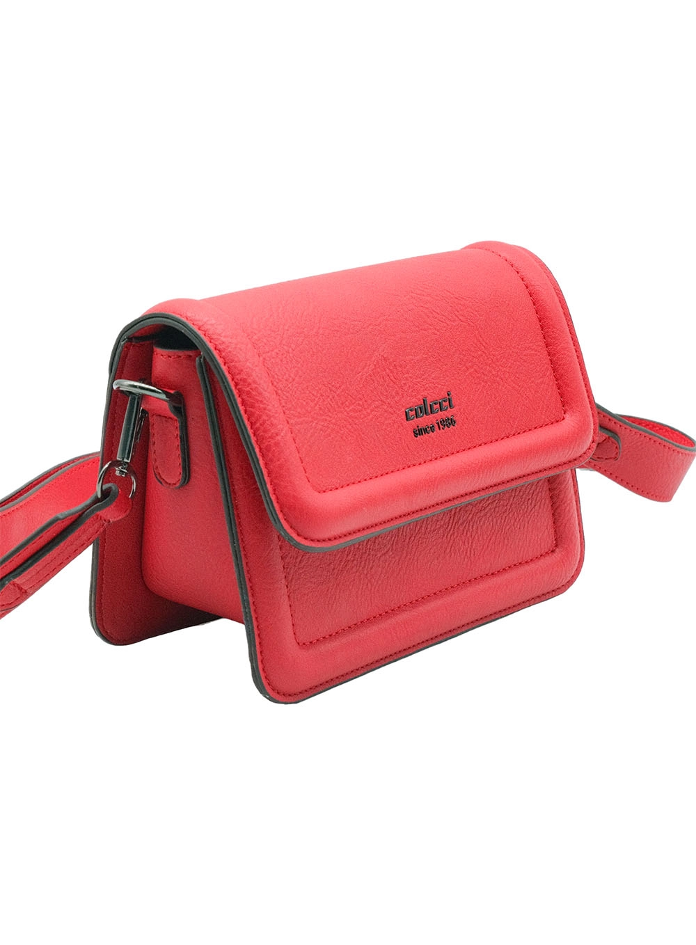 Bolsa Colcci Fem Crossbody Textura Vermelho