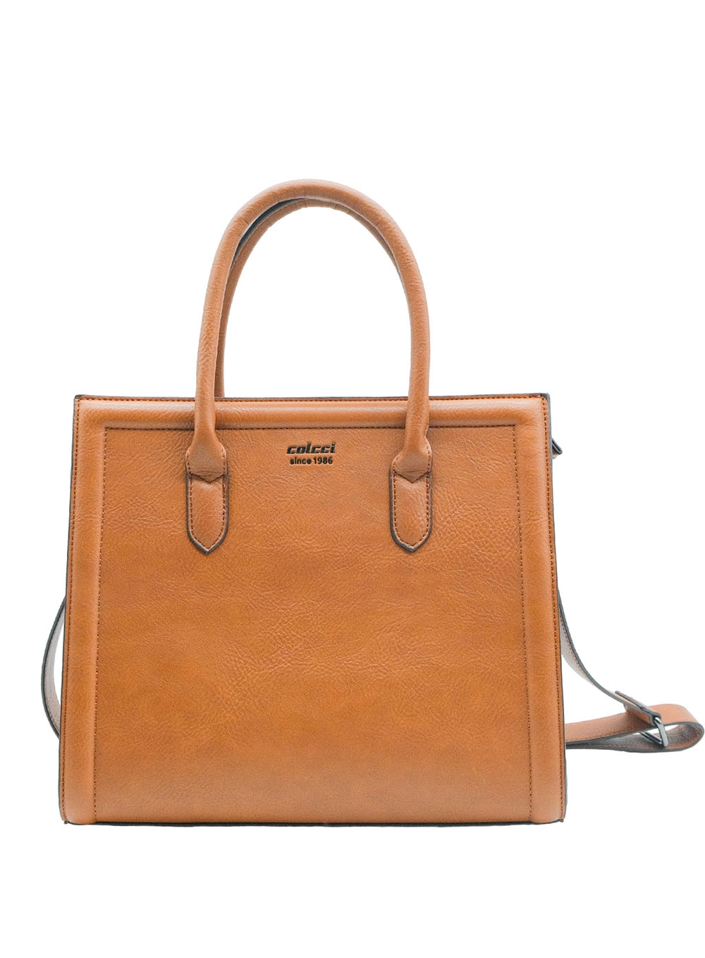 Bolsa Colcci Fem Tote Textura Caramelo