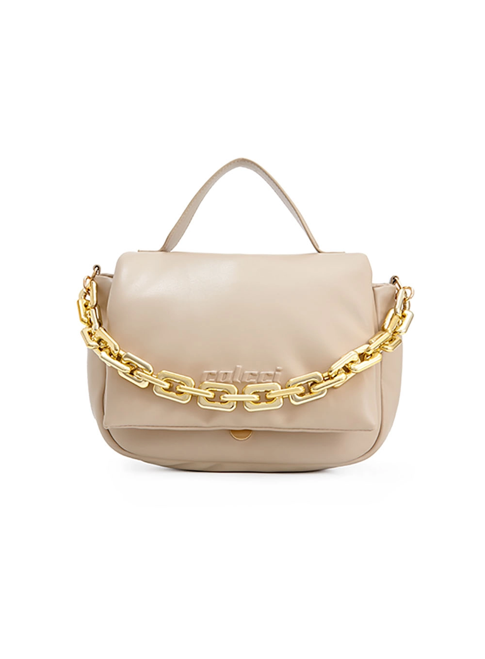 Bolsa Colcci Fem Tote Corrente Pillow Bege