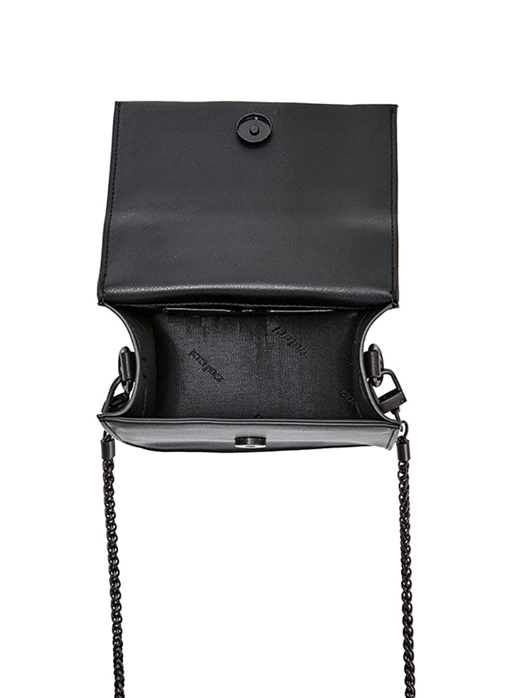 Bolsa Colcci Fem Cross Logo Strass preto / preto