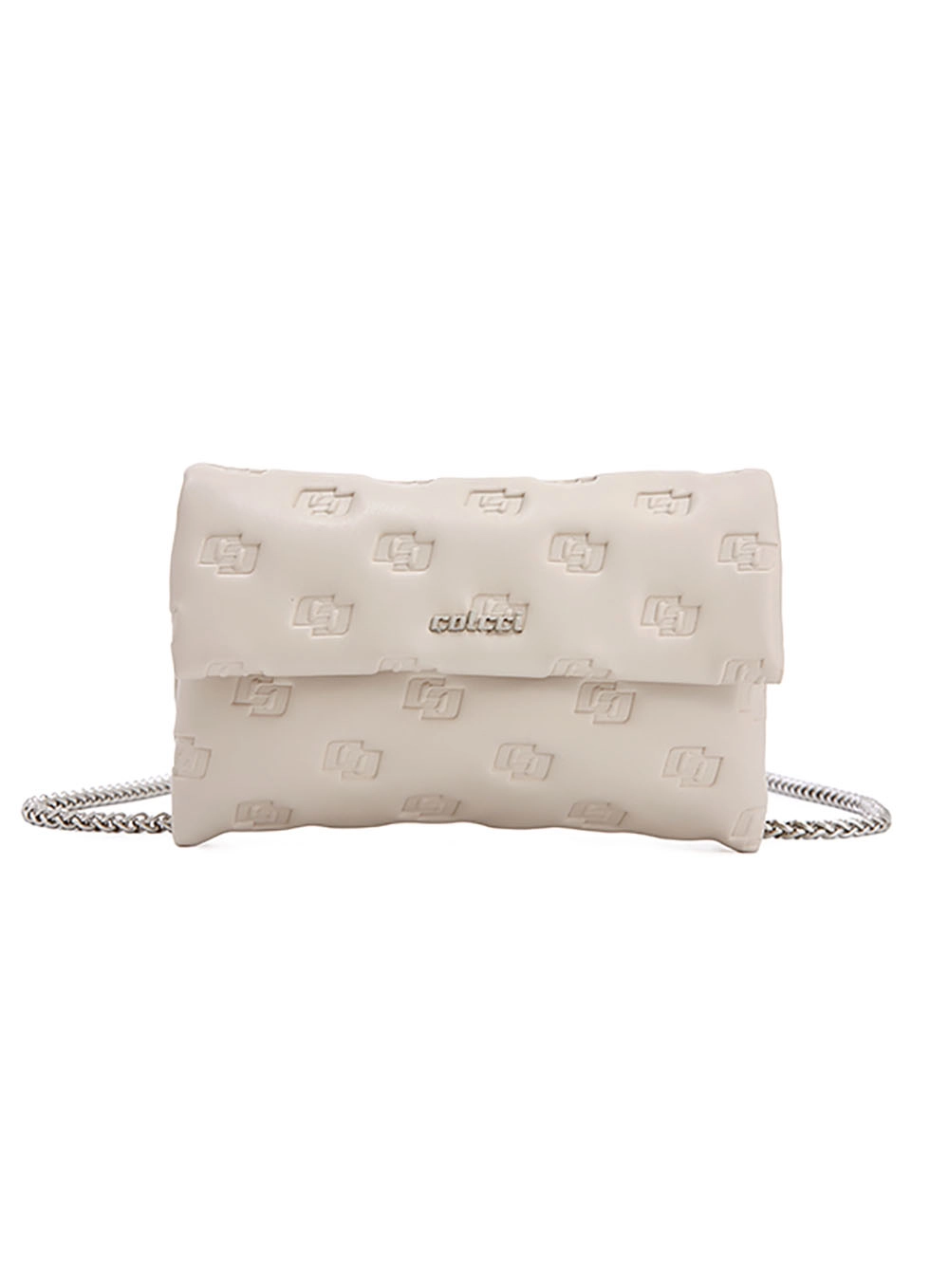 Bolsa Colcci Fem Cross Grav Puffer Bege
